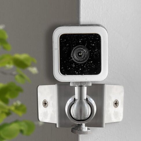 WiTi دعامة مضادة للصدأ للكاميرا الآمنة، حامل زاوية الجدار الخارجي مع وصلة كروية 1/4 لكاميرا مراقبة بطارية WiFi، سهلة التركيب لزاوية الجدار الخارجية زاوية رؤية أوسع in Kuwait