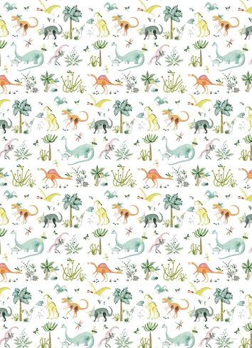 Animal Masks Children's Birthday Giftwrap Paper - Six Flat Folded Sheets 19.5x27 Inches, Birthday Wrapping Paper with Rabbits, Lions, Bears and Owls in Saudi Arabia