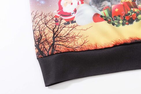 SSLR-Ugly-Christmas-Sweatshirts-for-Women-Funny Hoodies عيد الميلاد عطلة البلوز خفيفة الوزن in Saudi Arabia