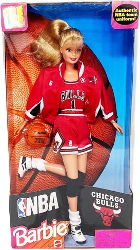 1998 NBA Chicago Bulls Barbie [Toy] in Saudi Arabia