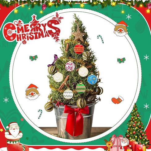 WILLBOND Christmas Ball Napkin Rings Set of 12 Christmas Napkin Rings Holders for Christmas Table Decoration Accessories, Dinner Parties, Weddings, Thanksgiving in Saudi Arabia
