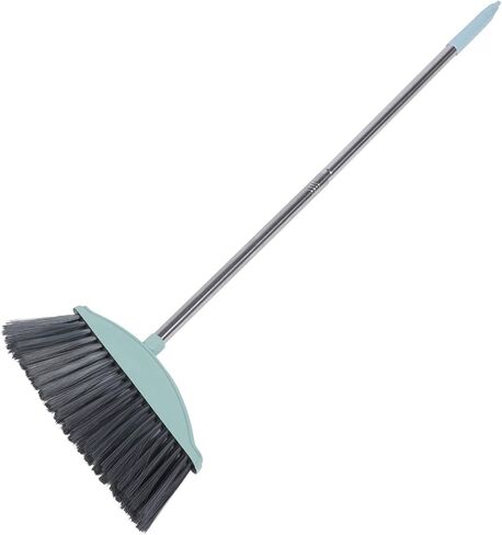 Push Broom Brush Stiff Bristles Broom Indoor Outdoor Cleaning Brush Stainless Steel Long Handle Broom for Cleaning Patio Kitchen in Saudi Arabia