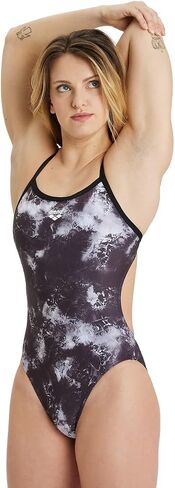 ARENA Women's Standard Allover Challenge Back Solid One Piece Team Swimsuit in Saudi Arabia