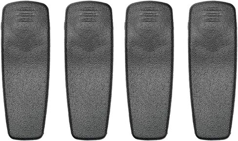 مشبك حزام متوافق مع Motorola DP1400 DEP450 PR400 CP200 CP200D CP200XLS CP040 CP140 GP3688 CP150 جهاز اتصال لاسلكي ثنائي الاتجاه 4 عبوات in Saudi Arabia