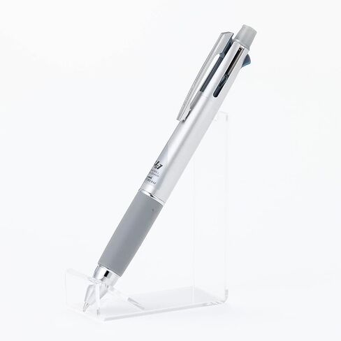 uni JETSTREAM 4&1 قلم حبر جاف متعدد النقاط مقاس 0.7 مم باللون الأحمر والأخضر والأزرق والأسود وقلم رصاص ميكانيكي مقاس 0.5 مم (فضي) in Saudi Arabia