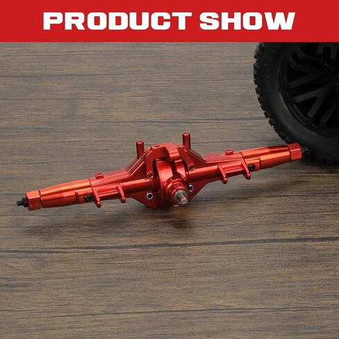 مبيت المحاور الخلفية من سبيكة معدنية مع تروس معدنية لـ Redcat Gen7 يقوم بترقية Redcat Everest 10 Redcat Gen7 ProSport Redcat Racing Rc Hobby Model Car (أحمر) in Kuwait