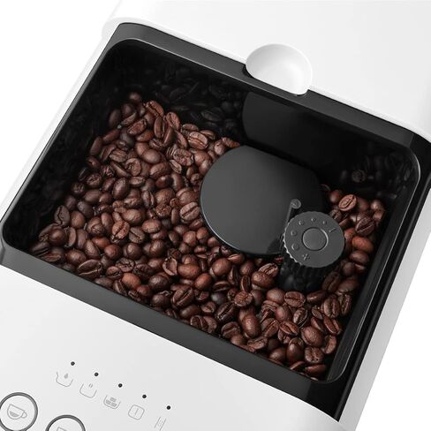 ماكينة صنع القهوة الأوتوماتيكية بالكامل من سميج باللون الأبيض in Kuwait