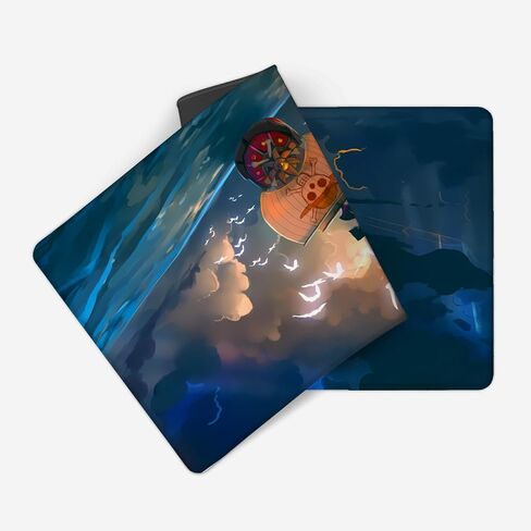 Anime Mouse Pad Thousand Sunny HD Print One Piece Mouse Pad Non-Slip Base and Stitched Edge Mouse pad Large Gaming Mouse Pad for Desk 31.5 x 11.8 Inch in Saudi Arabia