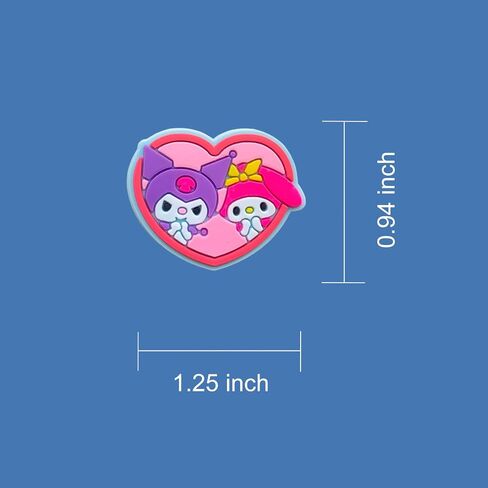 12Pcs Cartoon Shoe Charms for Clog, Cute Animal Charms Decoration for Kid Girl Party Favor Gifts in Saudi Arabia
