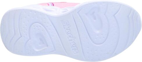 Skechers Kids Girls Lights-Retro Hearts Sneaker, Link Pink/Multi, 1.5 Little Kid in Saudi Arabia