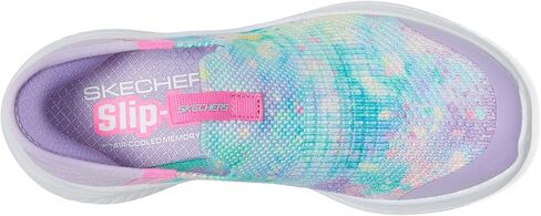 Skechers Girls Ultra Flex 3.0 Sneaker, Lavender/Multi, 12 Little Kid in Saudi Arabia
