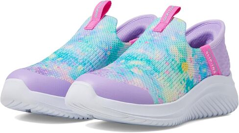 Skechers Girls Ultra Flex 3.0 Sneaker, Lavender/Multi, 12 Little Kid in Saudi Arabia