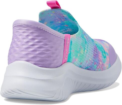 Skechers Girls Ultra Flex 3.0 Sneaker, Lavender/Multi, 12 Little Kid in Saudi Arabia