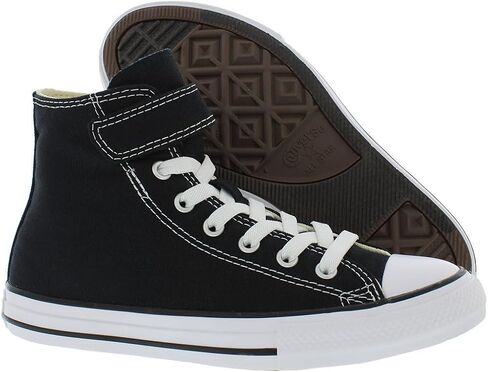 حذاء Converse Chuck Taylor All Star 1V Hi GS للفتيات مقاس 3، اللون: أسود/طبيعي/أبيض in Saudi Arabia