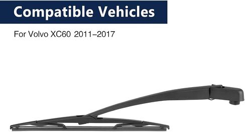 X AUTOHAUX 365mm 14" Car Rear Windshield Wiper Blade Arm Set for Volvo XC60 11-17 in Saudi Arabia