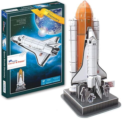 مجموعة نماذج ألغاز ثلاثية الأبعاد من Liberty Imports Space Shuttle Discovery - مجموعة بناء نماذج DIY in Saudi Arabia