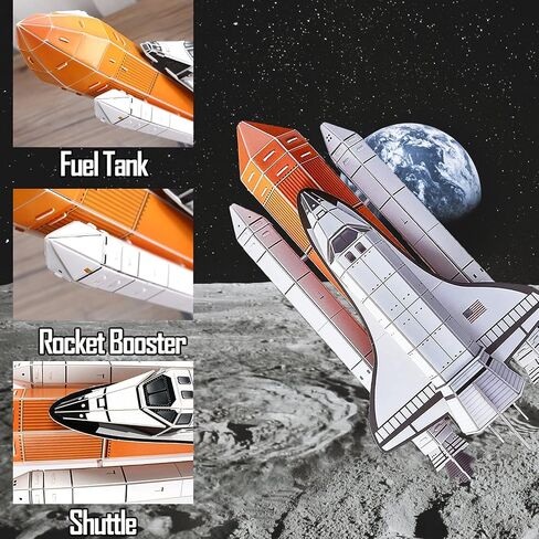 مجموعة نماذج ألغاز ثلاثية الأبعاد من Liberty Imports Space Shuttle Discovery - مجموعة بناء نماذج DIY in Saudi Arabia