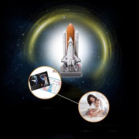مجموعة نماذج ألغاز ثلاثية الأبعاد من Liberty Imports Space Shuttle Discovery - مجموعة بناء نماذج DIY in Saudi Arabia