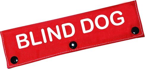 Visual Impairment Dog Leash Sleeve Blind Dog Dog Leash Wrap Wrap Alert Hanging ID Patch Tag Pet Birthday Gift(Blind Dog-Sleeve) in Saudi Arabia