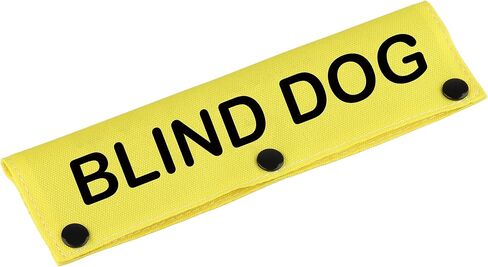 Visual Impairment Dog Leash Sleeve Blind Dog Dog Leash Wrap Wrap Alert Hanging ID Patch Tag Pet Birthday Gift(Blind Dog-Sleeve) in Saudi Arabia