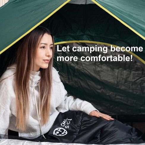[CML SCL]-20 Degree Winter Sleeping Bags for Adults Camping - Temp Range (5F—32F) Portable Waterproof - Camping Sleeping Bags for Big and Tall in Hoodie: Backpacking Hiking 3 Season in Saudi Arabia