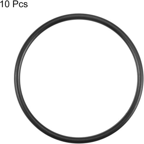 uxcell Nitrile Rubber O-Rings 55mm OD 50.2mm ID 2.4mm Width, Metric Sealing Gasket for Automotive Machine Plumbing, Pack of 10 in Saudi Arabia