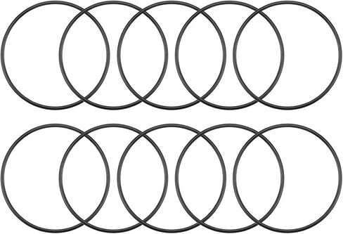 uxcell Nitrile Rubber O-Rings 55mm OD 50.2mm ID 2.4mm Width, Metric Sealing Gasket for Automotive Machine Plumbing, Pack of 10 in Saudi Arabia