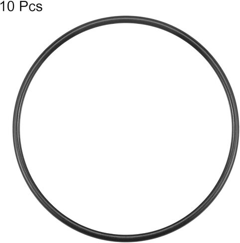 uxcell Nitrile Rubber O-Rings 55mm OD 50.2mm ID 2.4mm Width, Metric Sealing Gasket for Automotive Machine Plumbing, Pack of 10 in Saudi Arabia