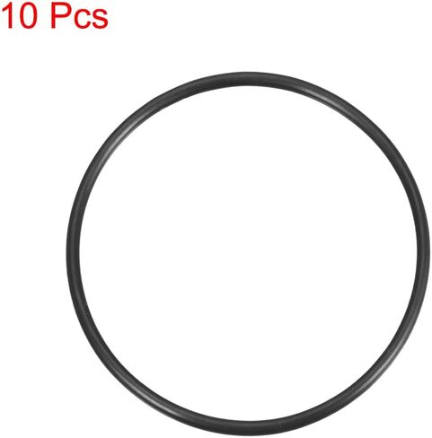 uxcell Nitrile Rubber O-Rings 55mm OD 50.2mm ID 2.4mm Width, Metric Sealing Gasket for Automotive Machine Plumbing, Pack of 10 in Saudi Arabia
