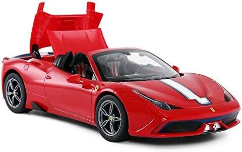 1/14 Scale Ferrari 458 Speciale A Radio Remote Control Model Car R/C RTR Auto Open & Close Roof Convertible Push Button for unisex-children in Saudi Arabia
