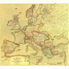 National Geographic: Europe 1915 World War 1 - Historic Wall Map Series - 31.5 x 28.5 inches - Laminated
