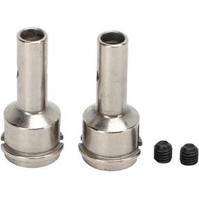 RC Car Rear Wheel Stub Axles, 2Pcs RC Rear Wheel Axles Replacement Steel Wheel Axle for ARRMA 6S for Mojave 1/7 for Kraton 1/8 RC Car(Silver)