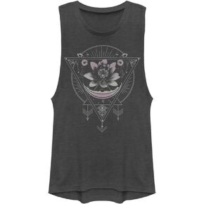 Fifth Sun Peaceful Warrior Lotus and Luna Women's Muscle Tank