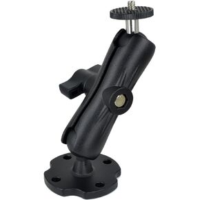 Aluminum Camera Mounts Heavy Duty Camera/Video Cameras Wall Mount Free Rotation 1/4"-20x0.25 & Compatible with RAM B Size 1" Ball Components