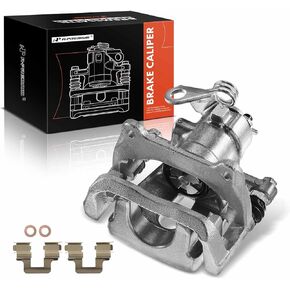 A-Premium Disc Brake Caliper Assembly with Bracket Compatible with Select Fiat Models - 500 2012-2018, L4 1.4L - Rear Driver and Passenger Side, 2-PC Set