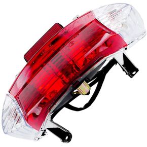 GY6 Taillight Assembly 4-Stroke Rear Tail Light Red For 49cc 50cc 125cc 150cc Engine Chinese Scooter Moped TaoTao Sunny Jonway Roketa Coolsport Tank Redcat Moped