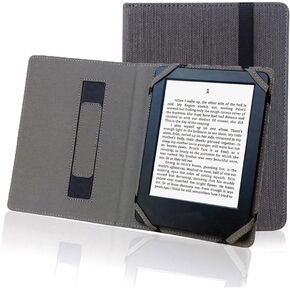 Natural Hemp Linen Cover Case for 7.8 inch eReader Onyx Ritmix Icarus kobo Pocketbook Boox ebook Reader Cover Case (Aegean Blue)