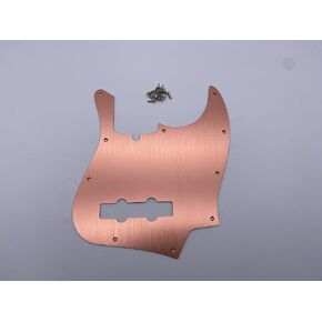 FenD JB Bass Guitar Pickguard Scratch Plate Pick Guard 4 String Bass Parts There are grooves Plate Fits for American/Mexican 4 Colors Available (gold)