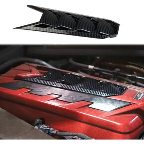 Engine Shroud Cover Panel Trims for Chevrolet Corvette C8 2020-2023 Accessories (carbon fiber)