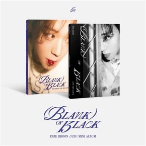 Park JI Hoon - Blank or Black (7th Mini Album) CD+Folded Poster (Veiled Black ver. / CD Only, No Poster)