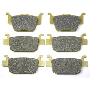 Master Chen Front Rear Brake Pads for Honda Rincon 680 TRX680 FA FG Gpscape Fourtrax 2006 2007 2008 2009 2010 2011 2012 2013 2014 2015 2016 2017 2018 2019 2020 FA410 FA373 Brakes MC0108