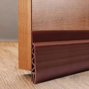 سدادة مسودة الباب، سدادة ذاتية اللصق أسفل الباب لأسفل الباب، حاجز الباب للفئران والحشرات، سدادة الضوضاء، حشو فجوة الباب، عازل للصوت، تجريد الطقس 47 بوصة، أبيض in Kuwait