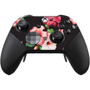 MightySkins Skin Compatible with Xbox Elite Series 2 Controller - Hibiscus | Protective, Durable, and Unique Vinyl Decal wrap Cover | Easy to Apply, Remove, and Change Styles | Made in The USA