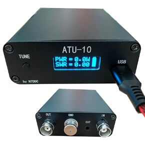 ATU-100 Tyny Version ATU-10 QRP Automatic Antenna Tuner 1.6 Version by N7DDC