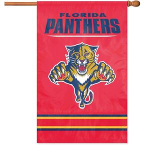 Party Animal NHL Florida Panthers Applique Banner Flag