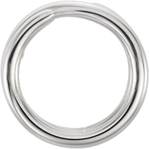 14K Solid Gold Split Ring, Jewelry Findings - Yellow, White, or Rose Gold