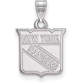 New York Rangers Small (1/2 Inch) Pendant (Sterling Silver)