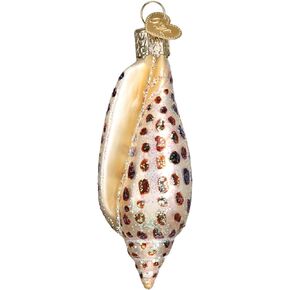 Old World Christmas Sunrise Shell Glass Blown Ornament for Christmas Tree