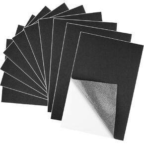 10PCS White Self Adhesive Felt Fabric Sheets Sticky Felt Sheets for Craft Supplies Art Home Making（8.3" x 11.8"/20 x 30cm）