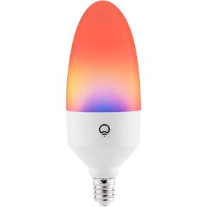 LIFX Candle Color, E12 Polychrome Technology™, Wi-Fi Smart LED Multicolors Light Bulb, 26 addressable Zones per Candle, No Bridge Required, Works with Alexa, Hey Google, HomeKit and Siri